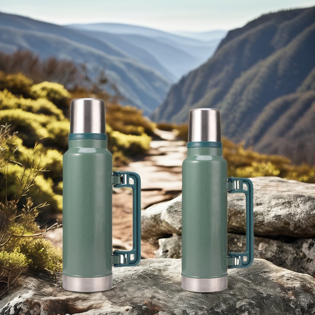 32 oz double-wall vacuum flask stainless steel insulated water bottle for outdoor travel