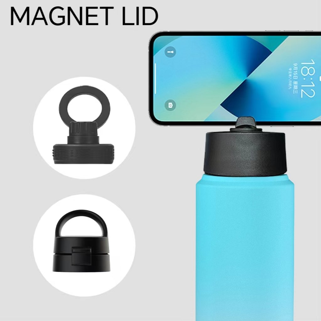 12 oz /18 oz /24 oz /32 oz /40 oz stainless steel Insulated Water Bottles Double Walled vacuum flask with Magnet Lids
