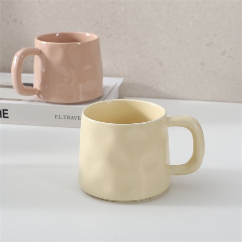Wholesale Custom Color Novelty Porcelain mugs Minimalist Ceramic Water Coffee mug With Handle