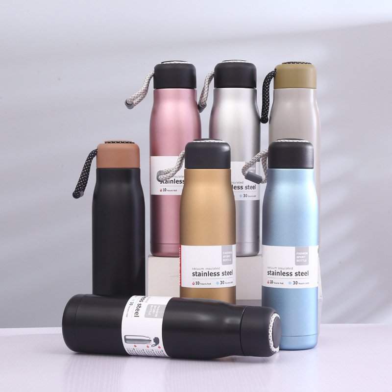 Amazons best sellers lists 500ml Stainless Steel water bottle Flask bottle Leak-Proof Double-Walled Vacuum Insulated termos