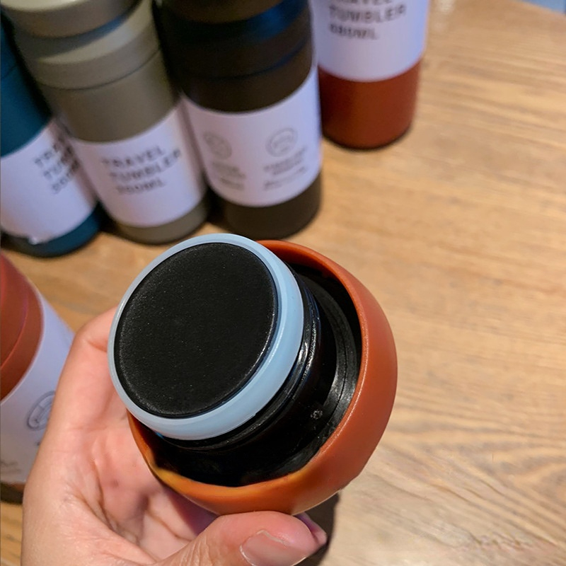 Outdoor Leakproof Vacuum Flask Insulated Water Bottle Portable 350/480ML 304L Double Wall Stainless Steel Thermal Tumbler