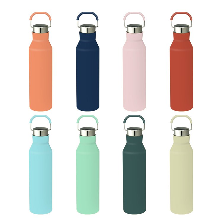 Concise New Stainless Steel Vacuum Cola Shape Leak Proof Double Wall Flask Water Bottles With Pull Tab Lid For Gym