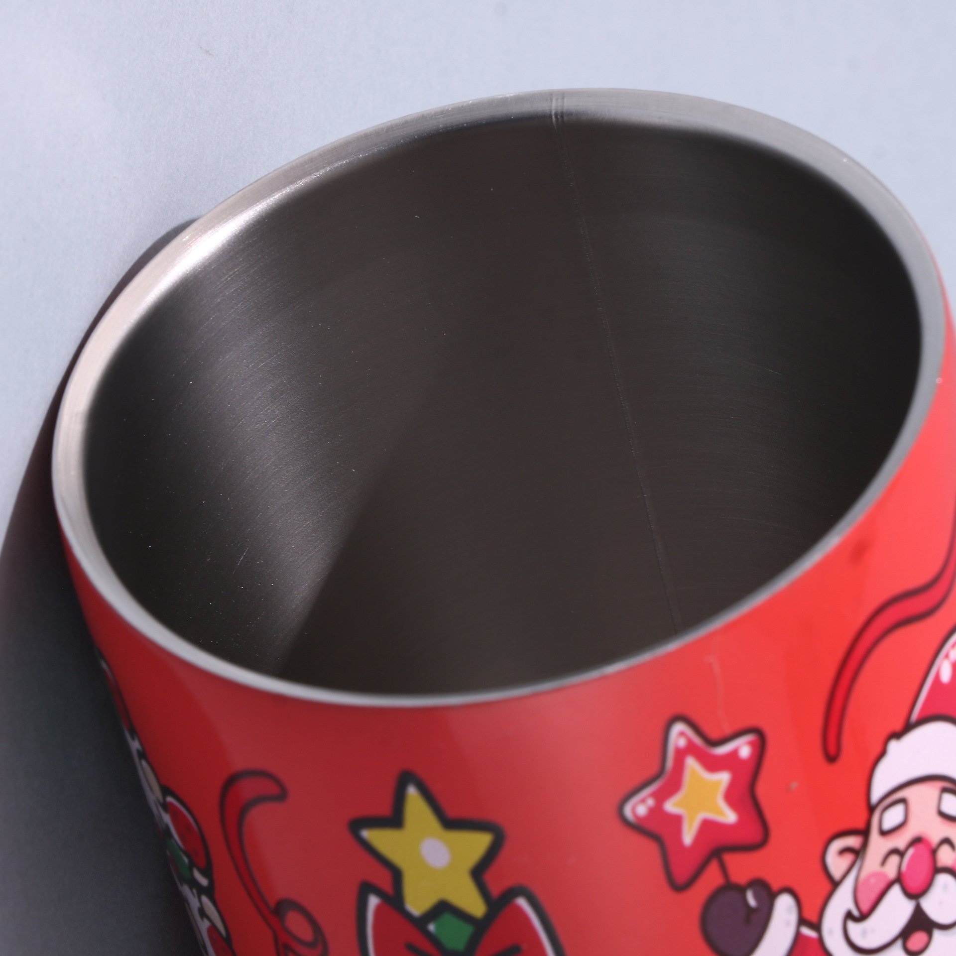 2024 New Creative Cartoon Cute Christmas Gift Mug Stainless Steel Vacuum Mug