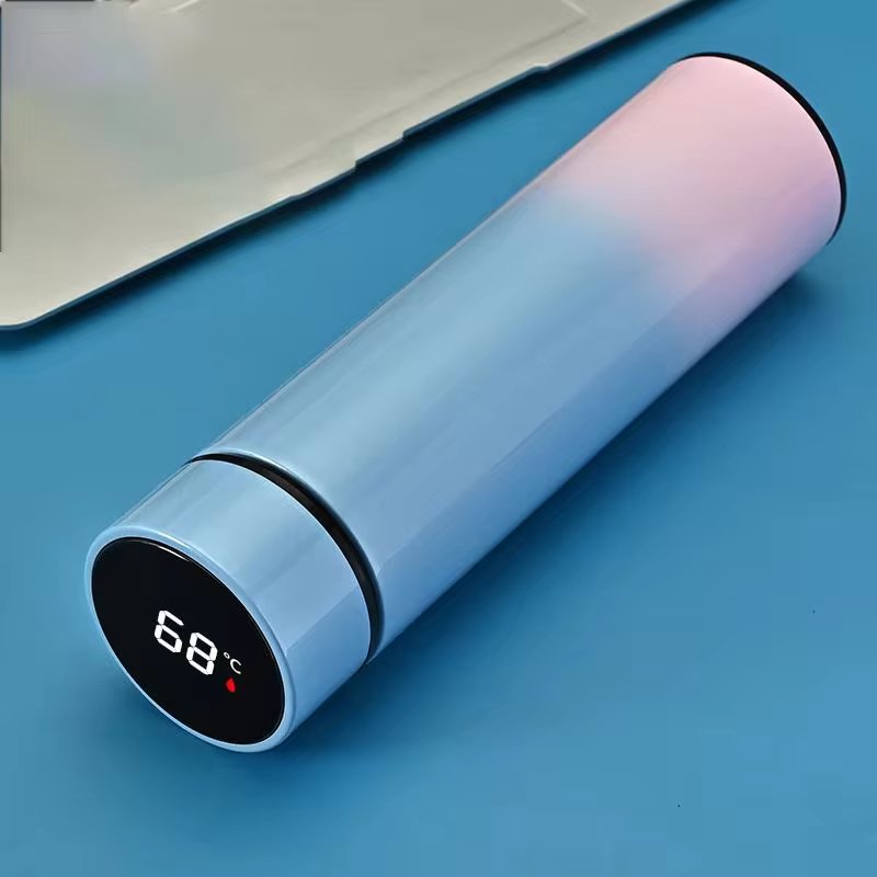 Ximen Smart LED Temperature Display Metal Insulation Water Bottles Stainless Steel Intelligent Vacuum Flask