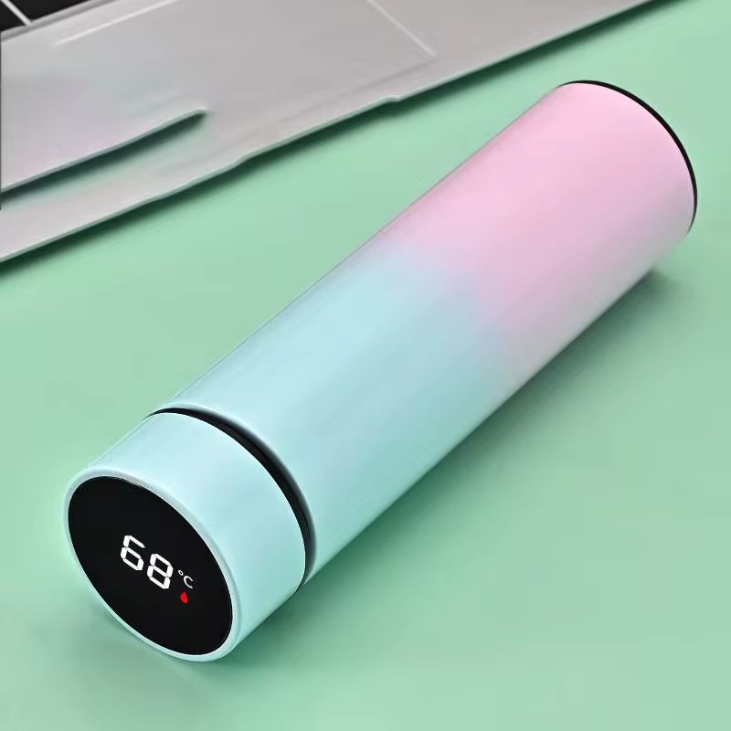 Ximen Smart LED Temperature Display Metal Insulation Water Bottles Stainless Steel Intelligent Vacuum Flask
