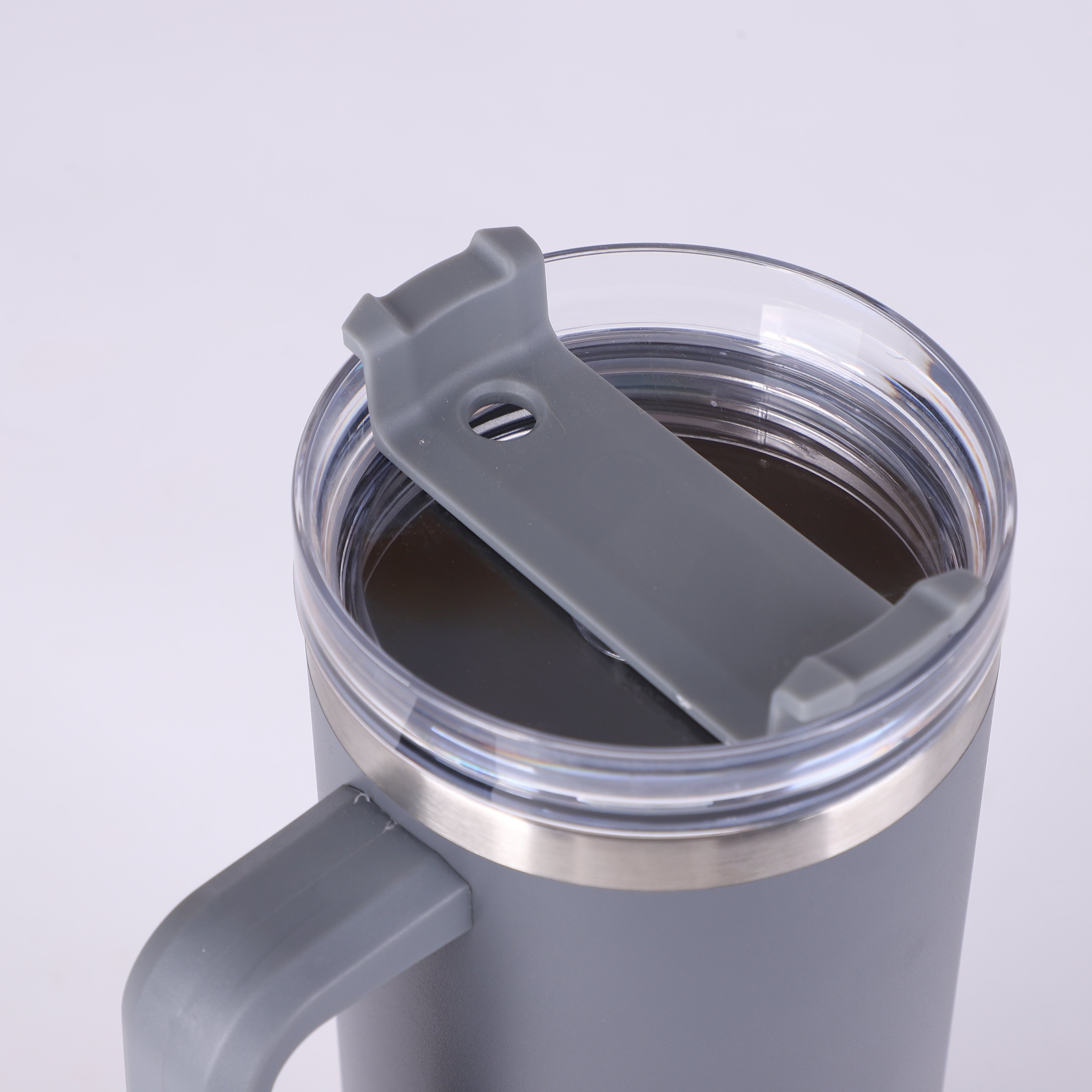 1.0 40oz Cup with Handle Insulated Sport Water Drinking Bottle Car Cup Stainless Steel Vacuum Water Travel Cup