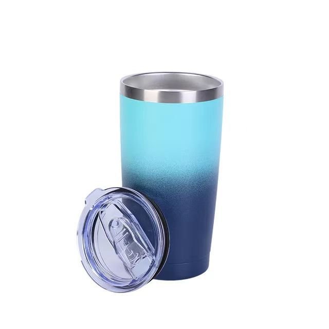 20 oz Stainless Steel Tumblers with Lid Double Wall Vacuum Insulated Coffee Mug 20oz Powder Coated Cup for Hot and Cold Drinks