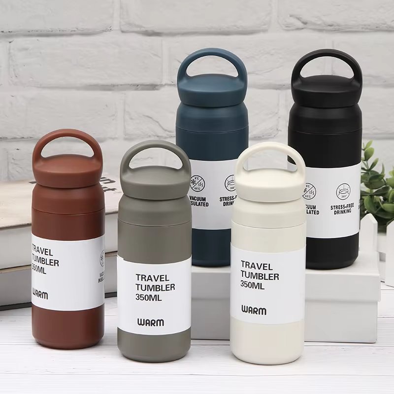 350/500ml Japanese Style Stainless Steel Double Wall Insulated Flasks Insulated Thermos Travel Cup Coffee Mug