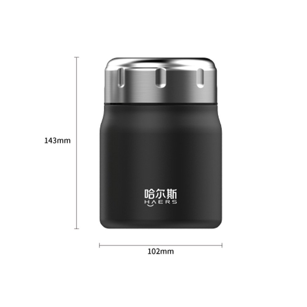HAERS MINI Portable Thermal food jar Stainless Steel Vacuum flask Insulated Travel Water Bottle cute thermos bottle