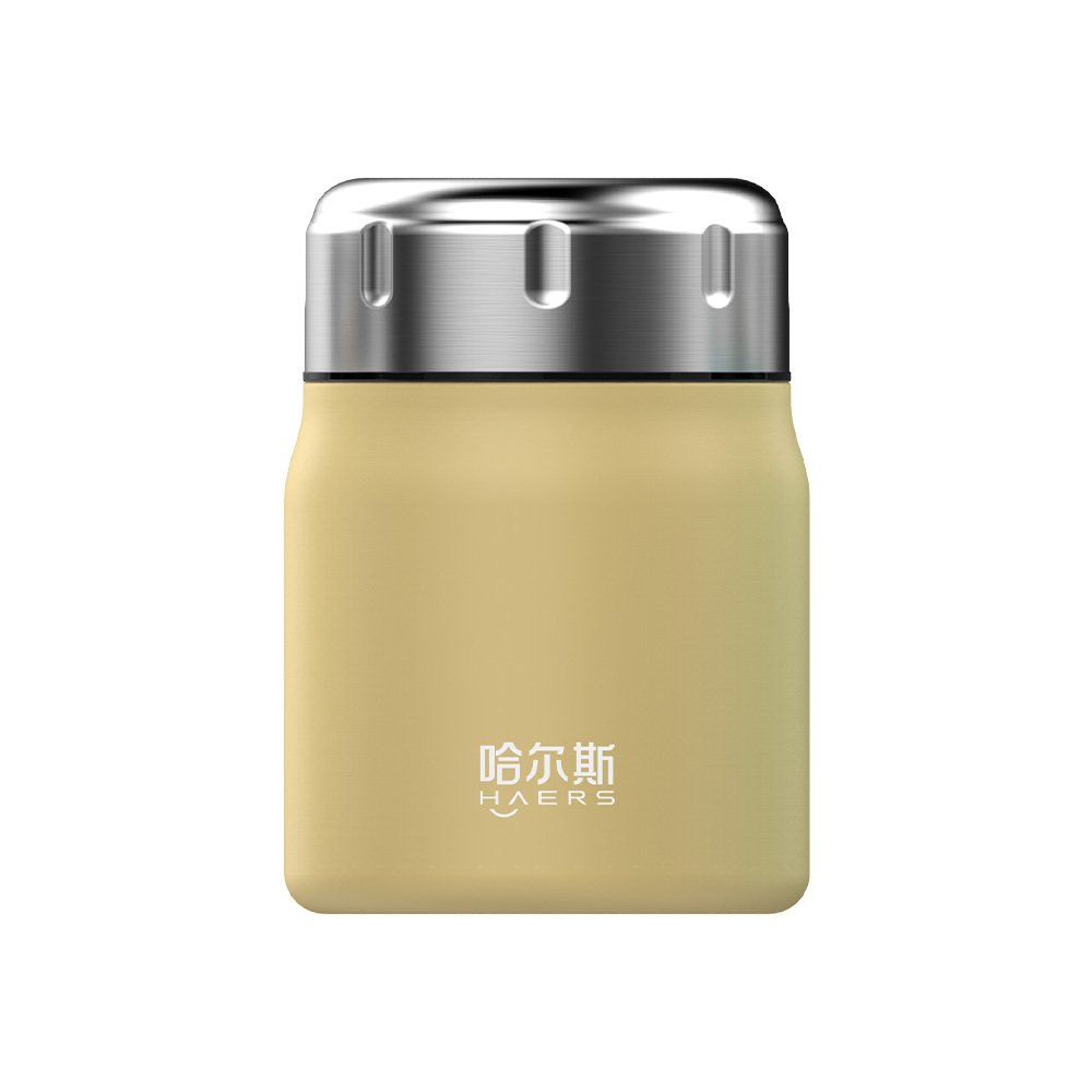HAERS MINI Portable Thermal food jar Stainless Steel Vacuum flask Insulated Travel Water Bottle cute thermos bottle