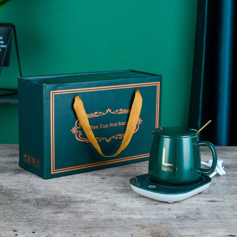 TG6351 Luxurious Custom LOGO Valentine christmas gifts Box Cup Set Porcelain Business Souvenir Tea Ceramic Coffee Mug