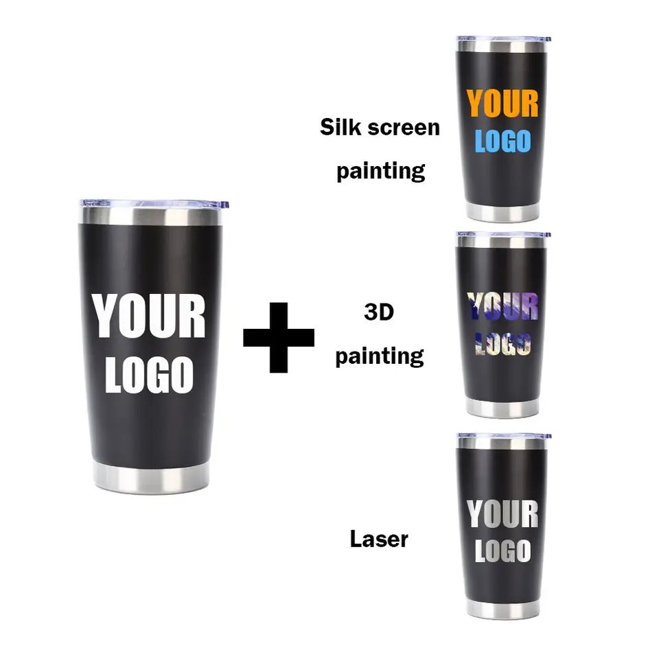 Vacuum insulated travel cup with lid, stainless steel double bulk cup, suitable for home, office, outdoor, suitable for car cup