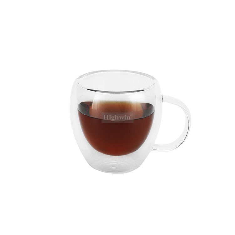 150ml/250ml/350ml/450ml Double Wall Borosilicate Glass Coffee Cup Coffee Mug