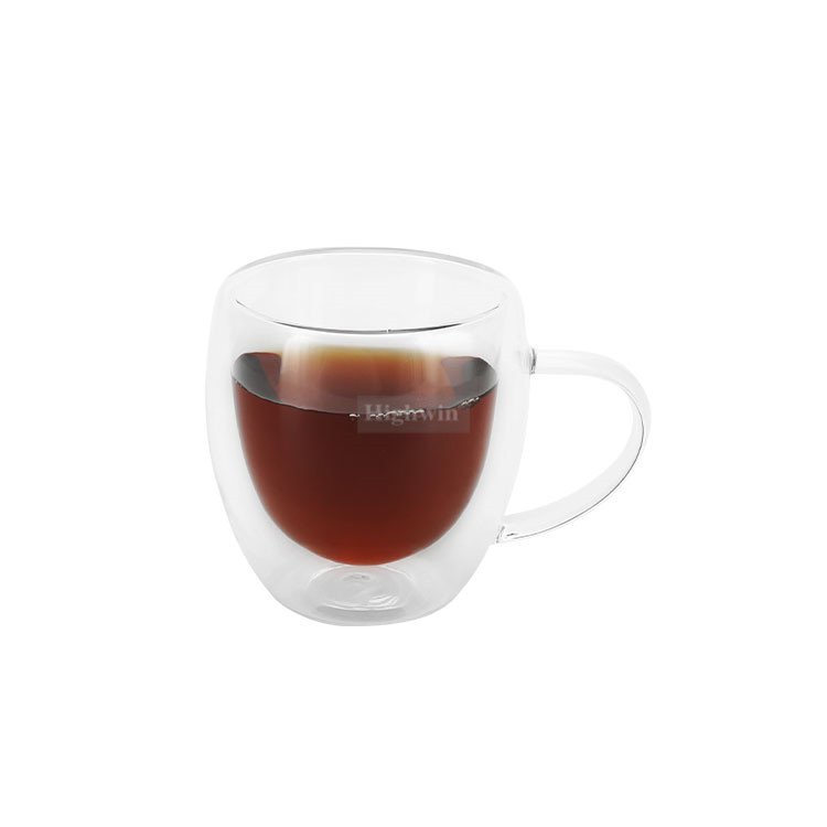 150ml/250ml/350ml/450ml Double Wall Borosilicate Glass Coffee Cup Coffee Mug