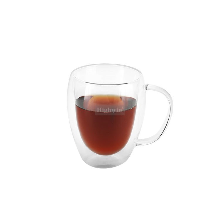 150ml/250ml/350ml/450ml Double Wall Borosilicate Glass Coffee Cup Coffee Mug