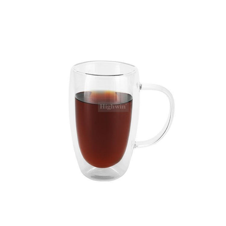 150ml/250ml/350ml/450ml Double Wall Borosilicate Glass Coffee Cup Coffee Mug