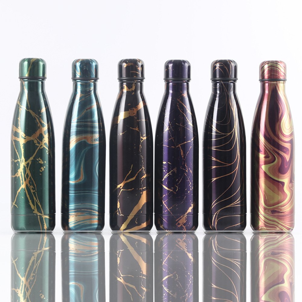 2023 newest model rubber paint 500ml stainless steel long-lasting insulated thermal water bottles