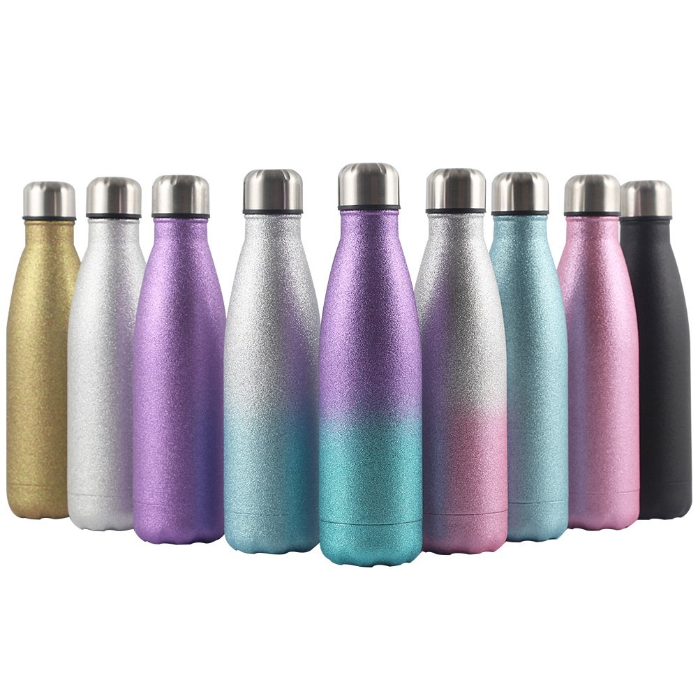 2023 newest model rubber paint 500ml stainless steel long-lasting insulated thermal water bottles