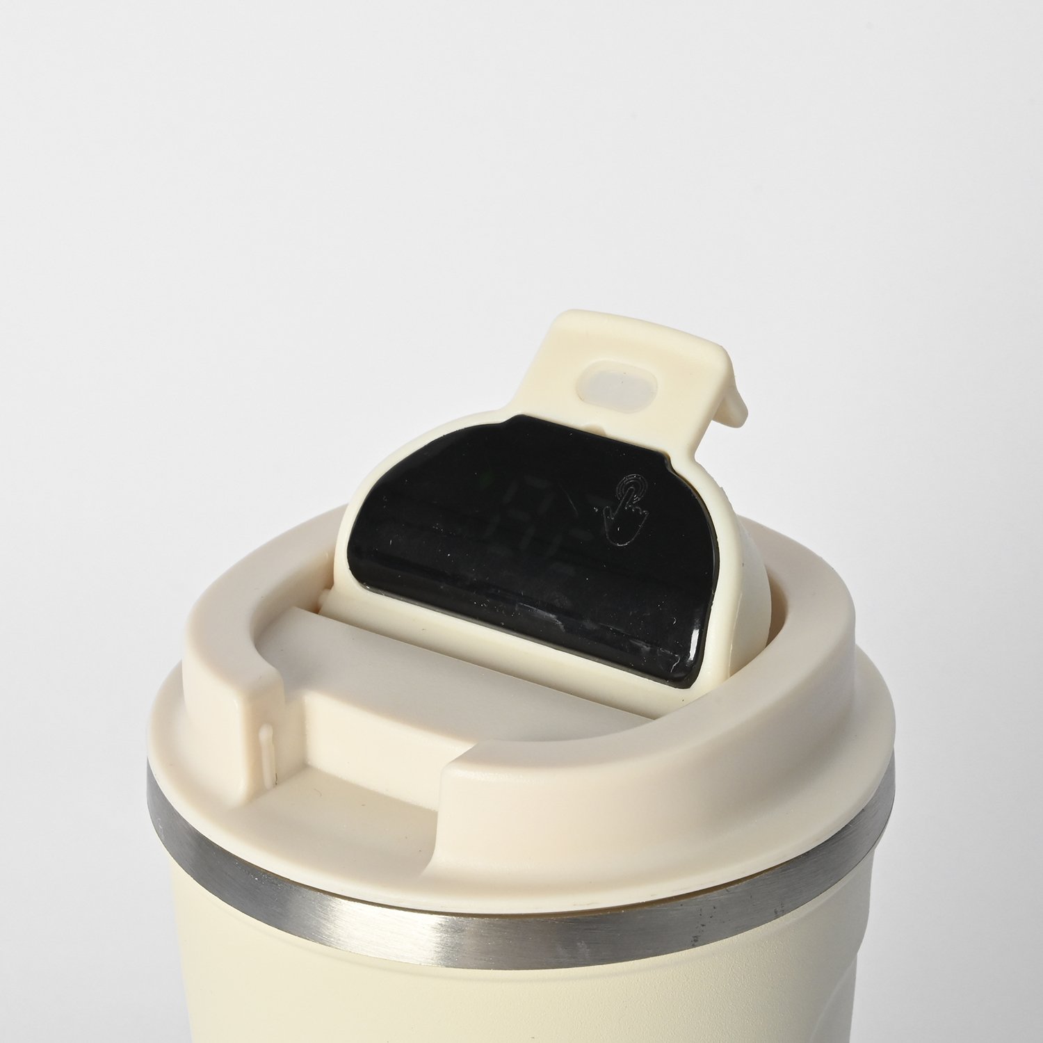 2023 New 510ml Double Wall Stainless Steel Vacuum Smart temperature controlled Coffee Mug Cups with temperature display Led Lid