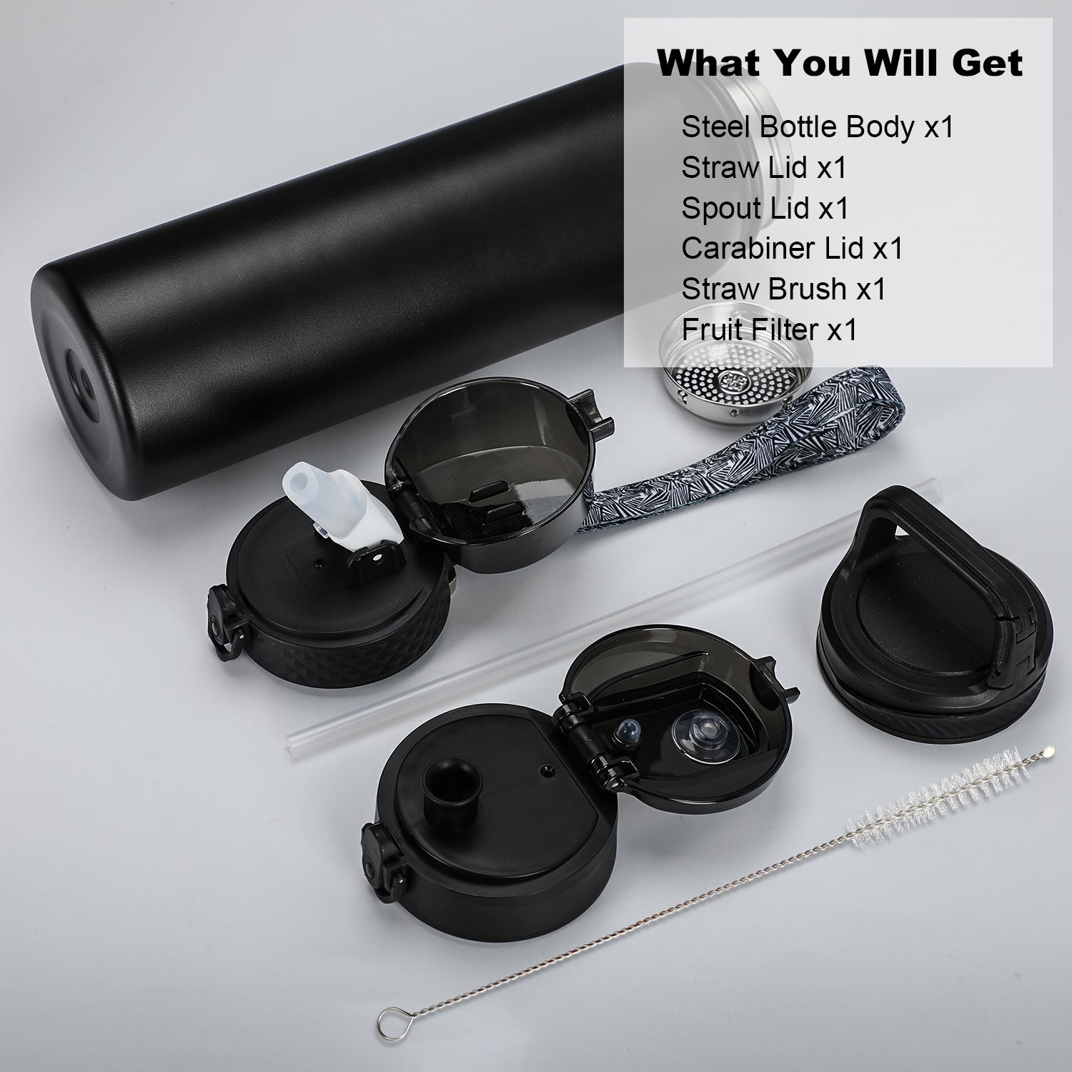 32oz Double Wall Stainless Steel Tumbler Thermos Portable Vacuum Flask Water Bottle For Sports With Custom Logo