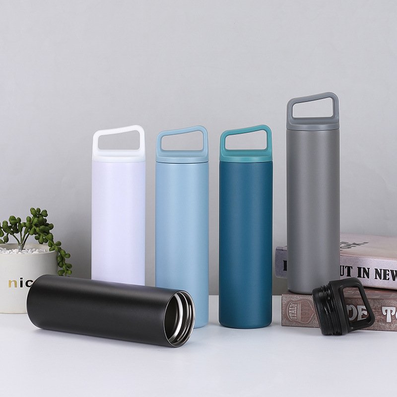 Eco Friendly Free Thermal Flask Stainless Steel Insulated Water Bottle Metal Travel Juice Coffee Mug