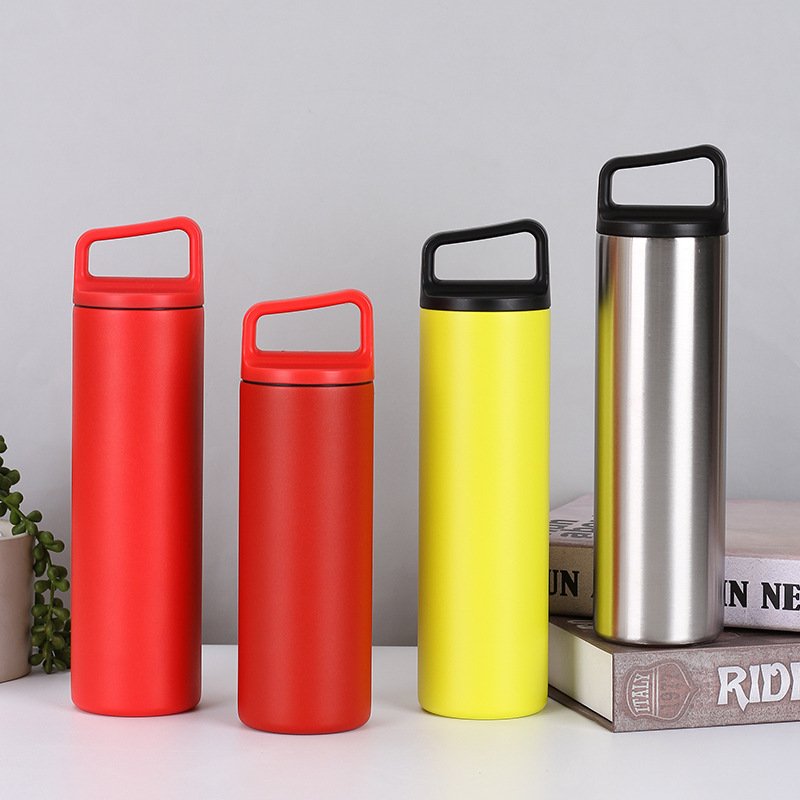 Eco Friendly Free Thermal Flask Stainless Steel Insulated Water Bottle Metal Travel Juice Coffee Mug