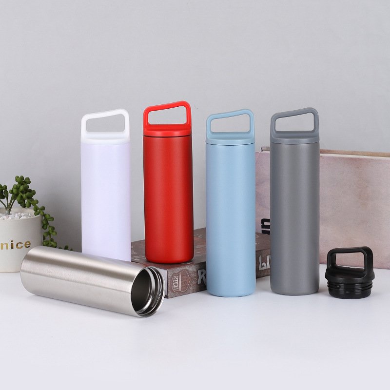 Eco Friendly Free Thermal Flask Stainless Steel Insulated Water Bottle Metal Travel Juice Coffee Mug