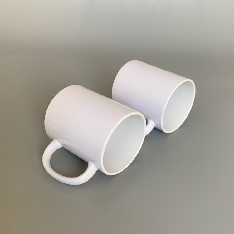 High Quality Popular Cups Wholesale Coffee Porcelain 11oz Ceramic Sublimation mugs White With Handle