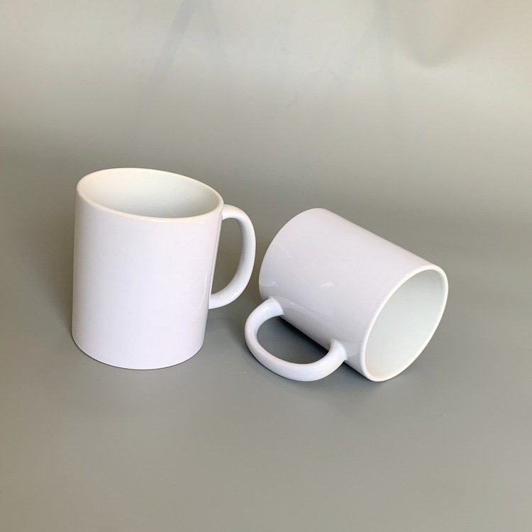 High Quality Popular Cups Wholesale Coffee Porcelain 11oz Ceramic Sublimation mugs White With Handle