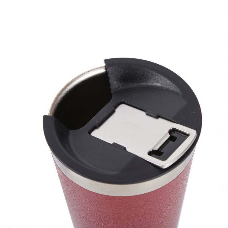 wholesale Brazil Reusable Stainless Steel thermal mug flask Outdoor Tumbler 16oz Insulated Beer Cups with Opener