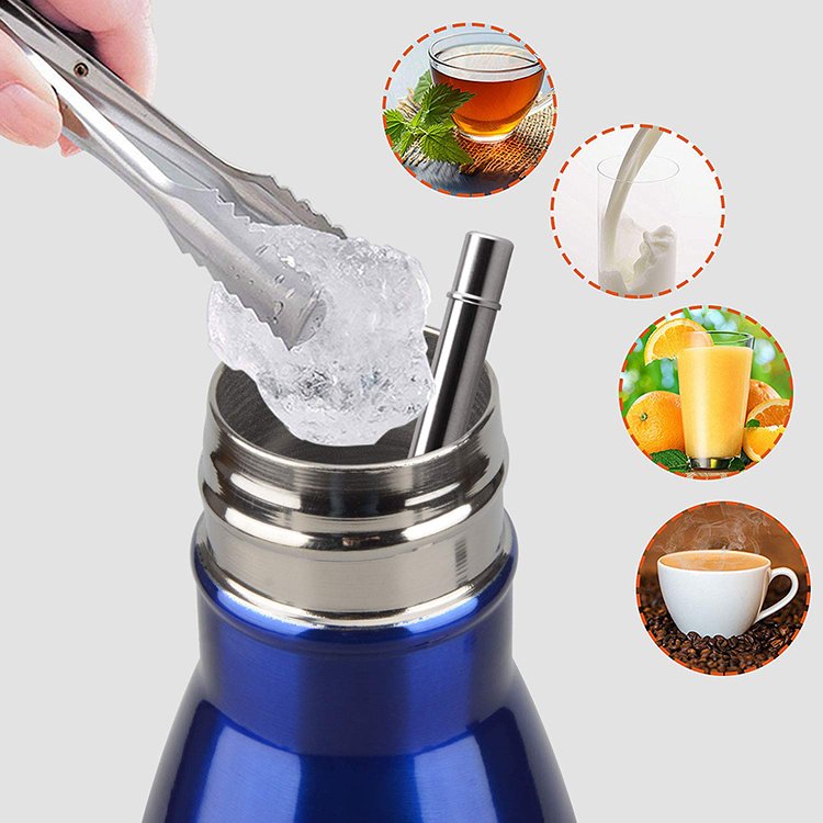 Factory Whosale Custom Logo 500ml/750ml Stainless Steel Vacuum Insulated Cola Shaped Sport Water Bottles