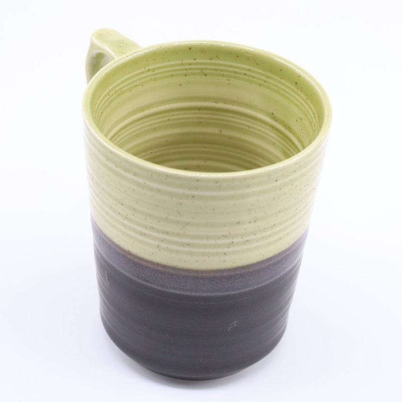 Nordic Style Handcrafted Design Ceramic Latte Mugs Porcelain Triple Glaze Coffee Cups With Big Handle