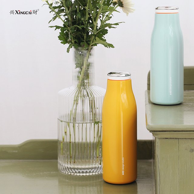 500ml New Design Stainless Steel Water Bottle Custom Logo For Sport Gym Insulated Vacuum Bottle