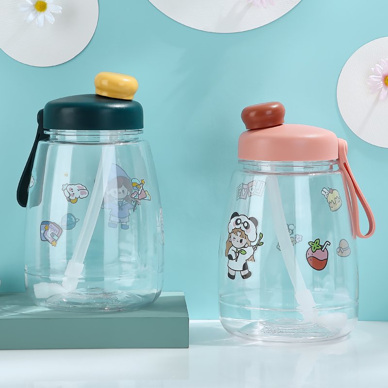 High Quality Drinking Cup Adult Plastic Water Bottles Clear Milk Carton Water Bottle With 1600ml Large Capacity