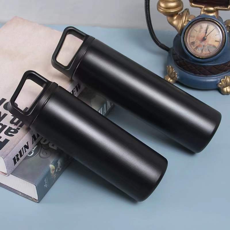 2024 new Wide mouth Portable Large Capacity 480ML stainless steel vacuum flask Portable outdoor Water Bottle