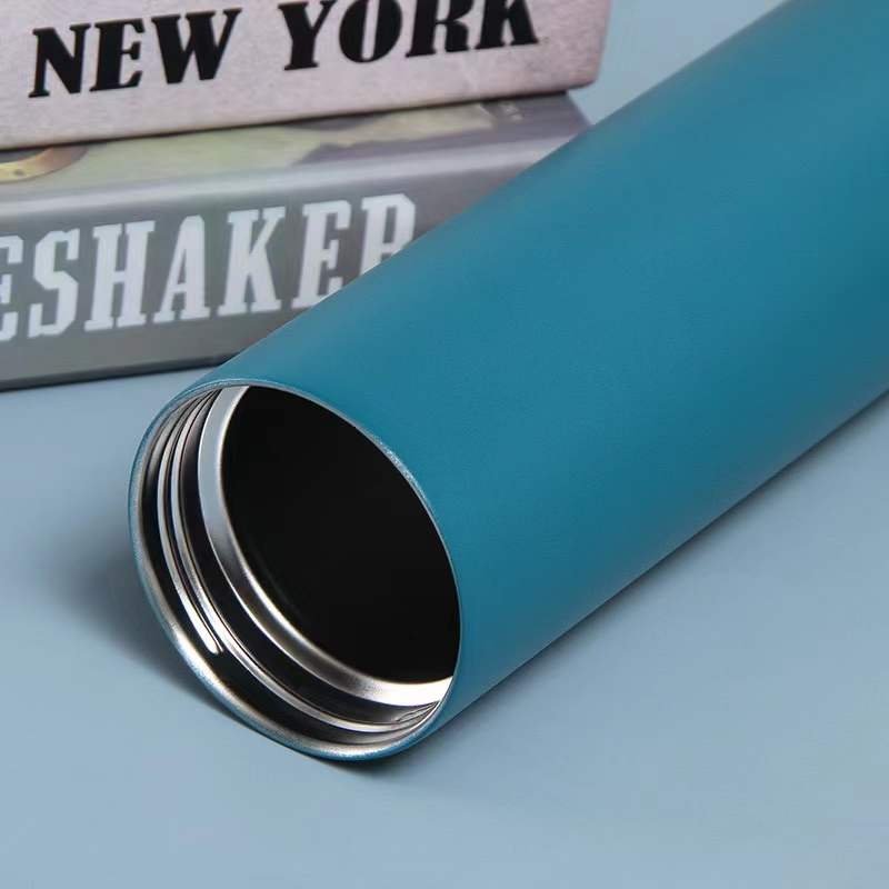 2024 new Wide mouth Portable Large Capacity 480ML stainless steel vacuum flask Portable outdoor Water Bottle