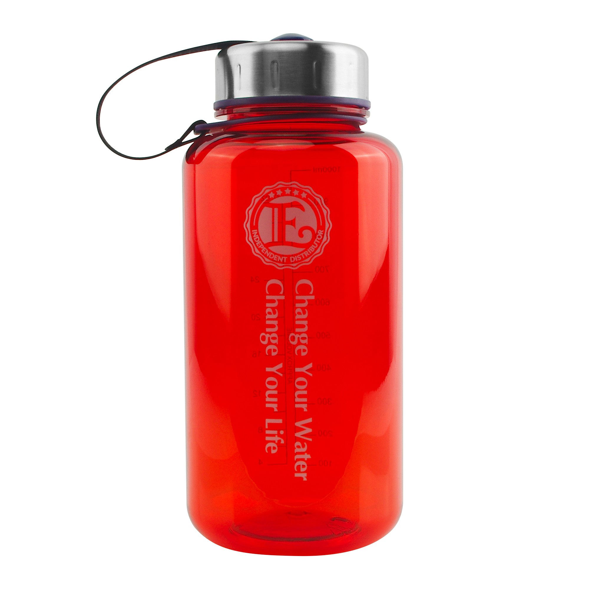 Wholesale and retail 32oz 32 oz 1L 1000ml Purple Motivational Tritan Water Bottle Plastic