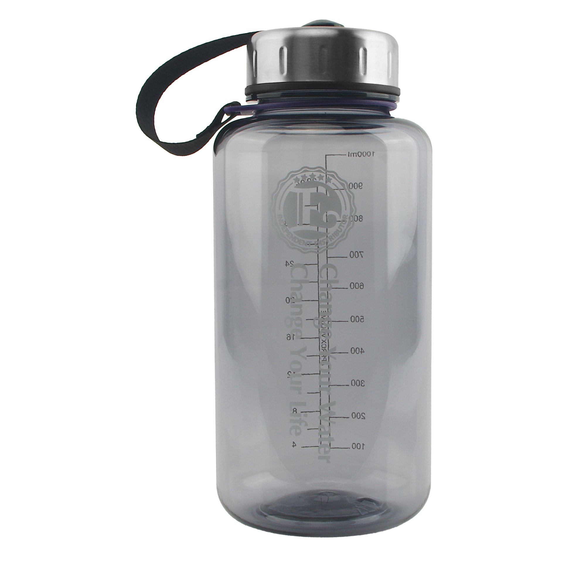 Wholesale and retail 32oz 32 oz 1L 1000ml Purple Motivational Tritan Water Bottle Plastic