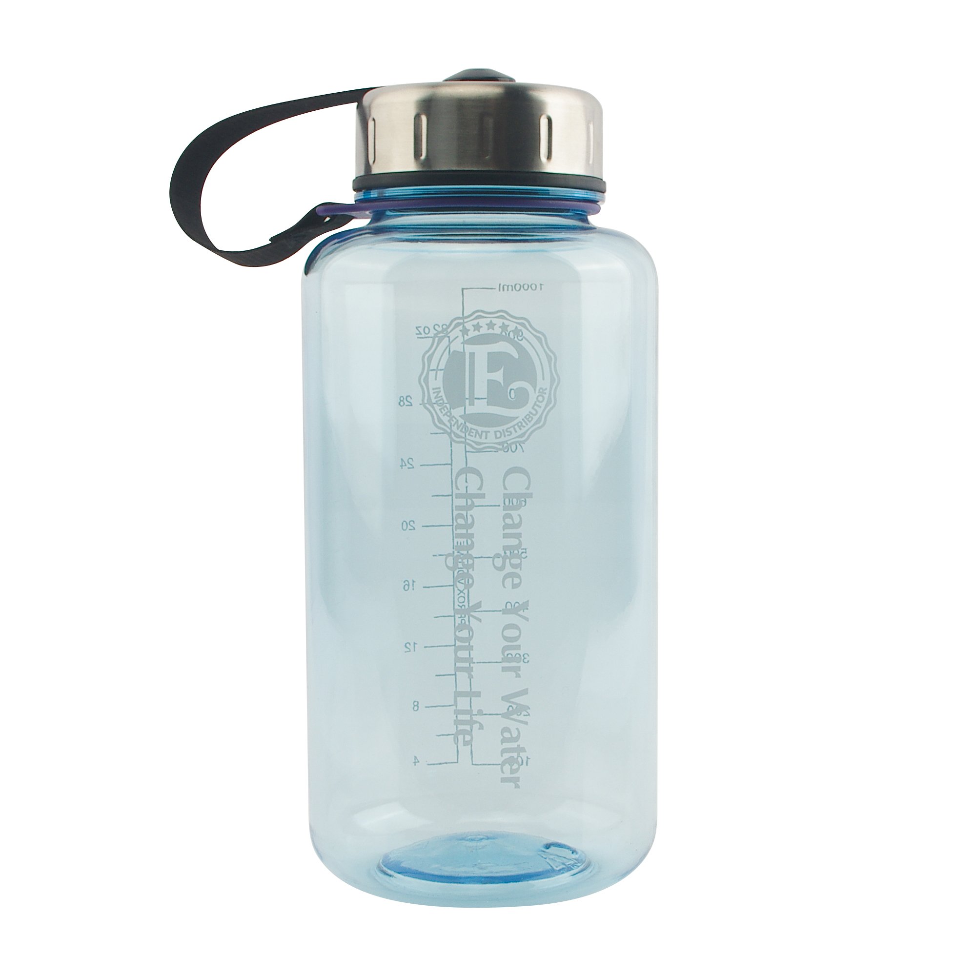 Wholesale and retail 32oz 32 oz 1L 1000ml Purple Motivational Tritan Water Bottle Plastic