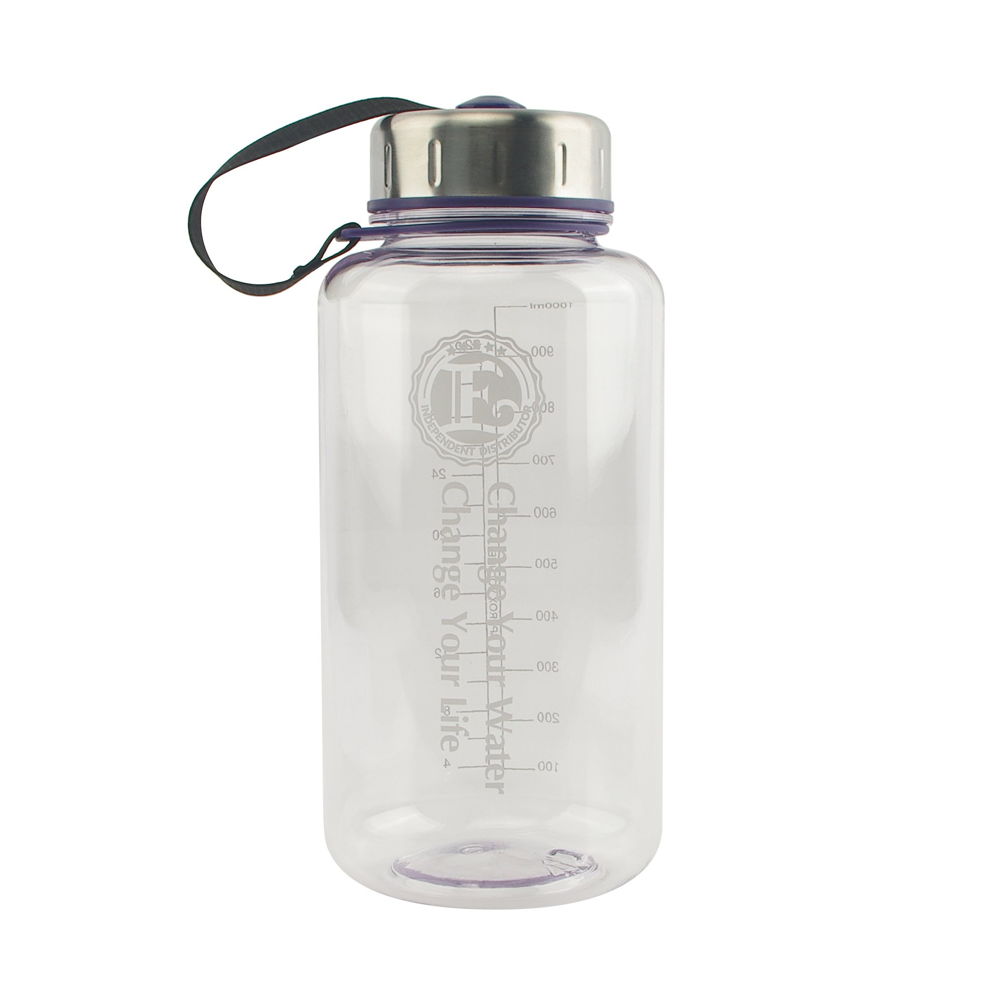 Wholesale and retail 32oz 32 oz 1L 1000ml Purple Motivational Tritan Water Bottle Plastic