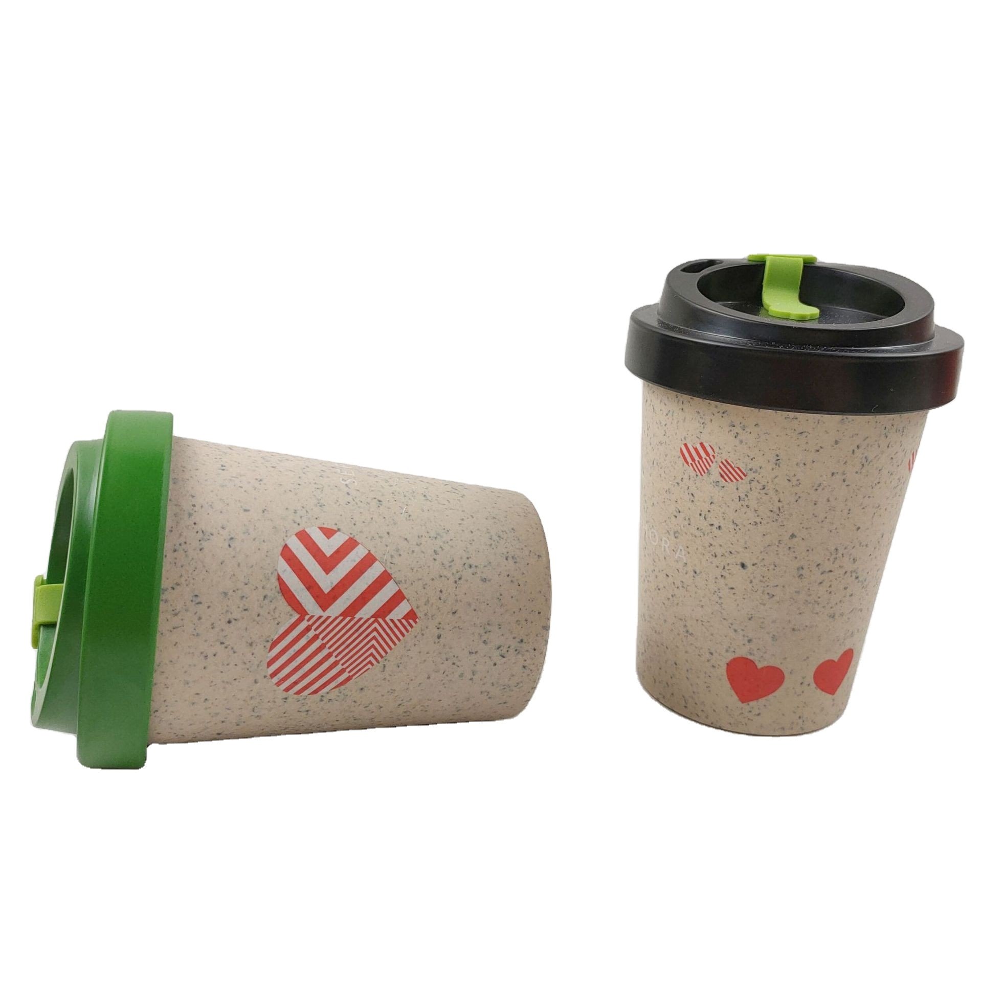 Customized Mug Biodegradable Eco-friendly Coffee To Go Coffee Grounds Travel Coffee Cups hot sale cup