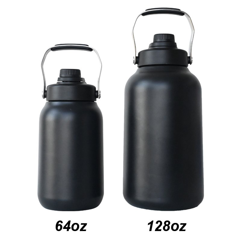 wholesale custom logo 64oz 128oz stainless steel vacuum flasks thermal vacuum flasks water bottle