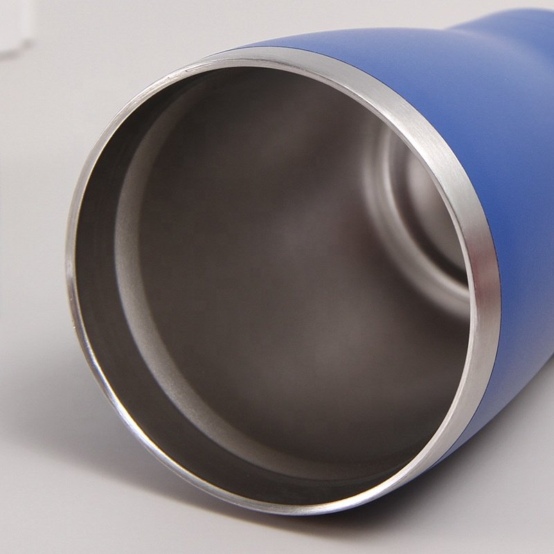 New 12oz Double Wall Vacuum Insulated Stainless Steel Tumbler Straight Car Cup with Powder Coated Lid Water Bottle