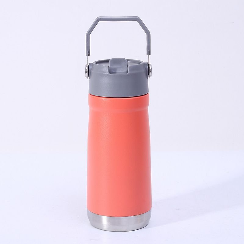 Custom Travel Thermos Flask Stainless Steel Vacuum Metal Water Bottles Stainless Steel Insulated Thermal Mug Tumbler with Handle