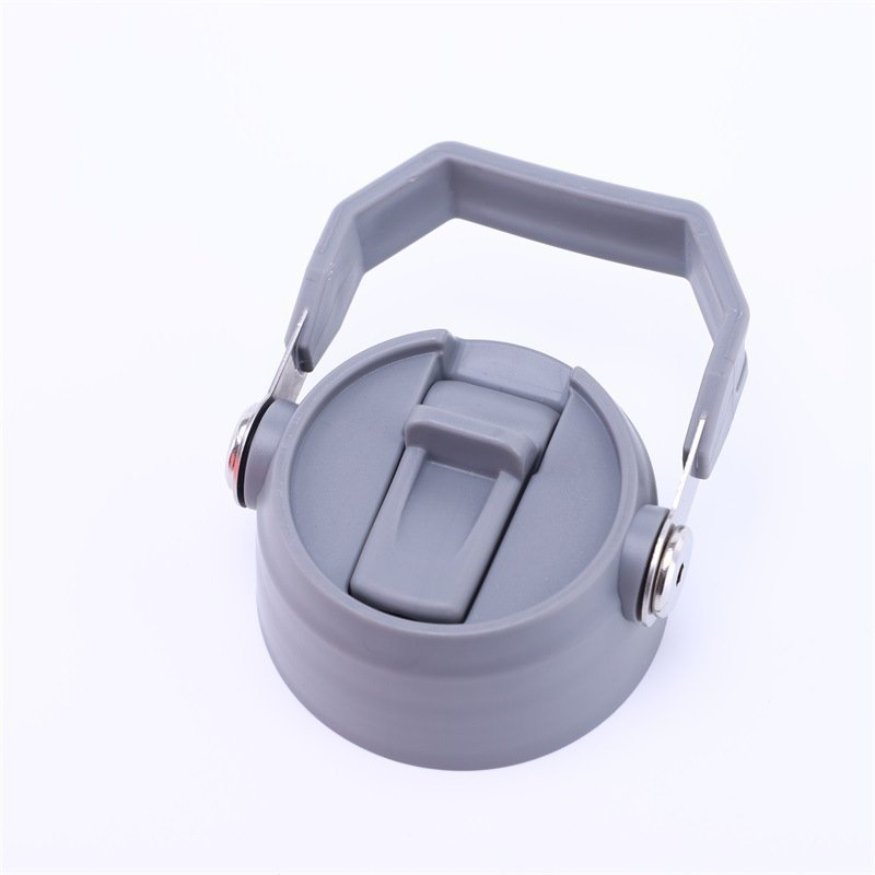Custom Travel Thermos Flask Stainless Steel Vacuum Metal Water Bottles Stainless Steel Insulated Thermal Mug Tumbler with Handle