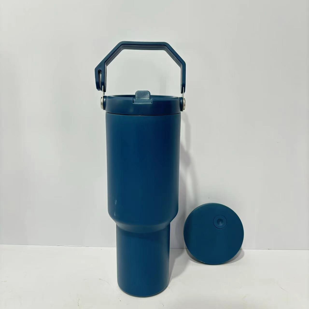 2024 New Style Stainless steel Trek Tumbler Coffee Mug 16oz Double Wall 24oz Mug with Straws and Lid