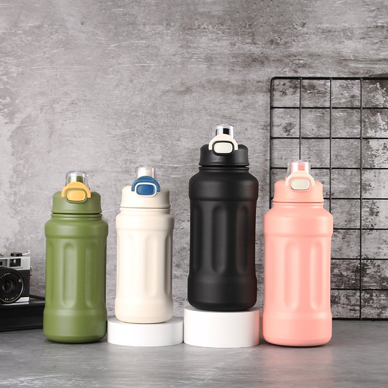 800ML-1000ML Custom Logo 316 Stainless Steel Sports Travel Camping And Toddler Pee Training Water Cup