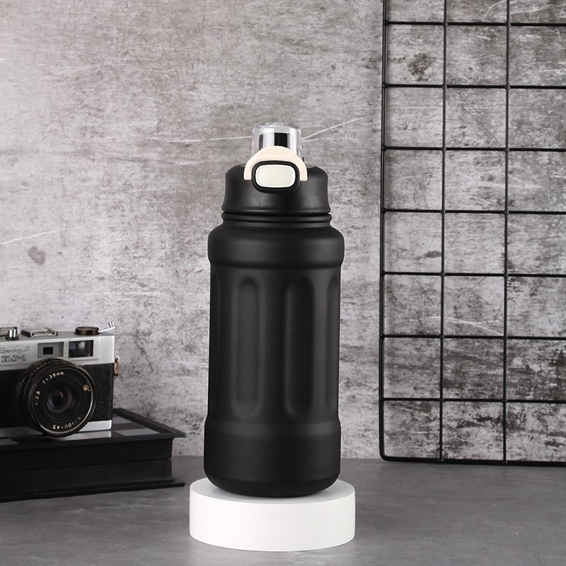 800ML-1000ML Custom Logo 316 Stainless Steel Sports Travel Camping And Toddler Pee Training Water Cup