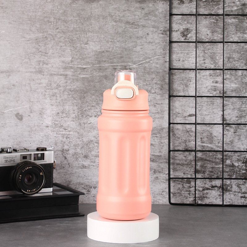 800ML-1000ML Custom Logo 316 Stainless Steel Sports Travel Camping And Toddler Pee Training Water Cup
