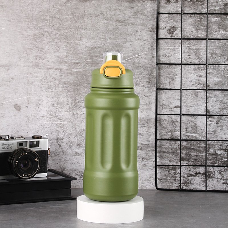 800ML-1000ML Custom Logo 316 Stainless Steel Sports Travel Camping And Toddler Pee Training Water Cup